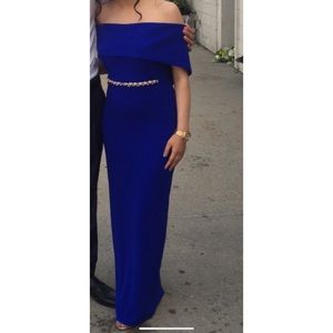 Royal blue dress